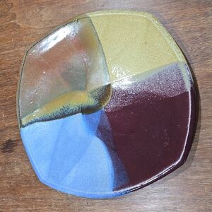 Pottery Platter 12 inches x 12 inches x 3/4 inches high